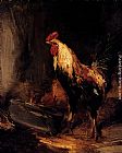 Antoine Vollon In The Roost painting